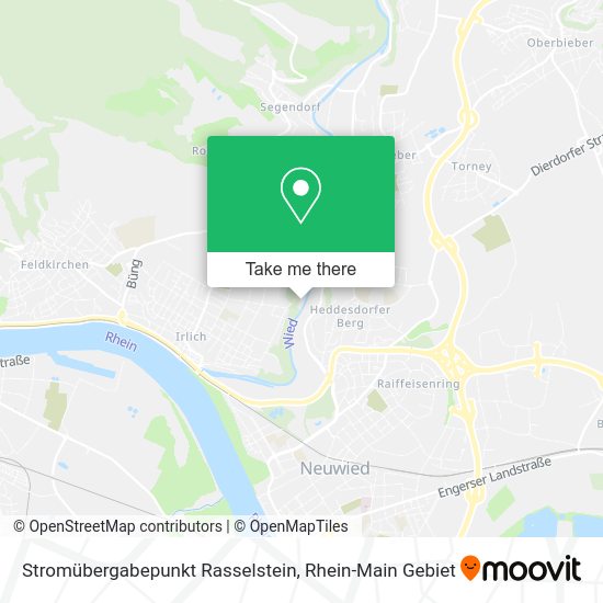 Карта Stromübergabepunkt Rasselstein