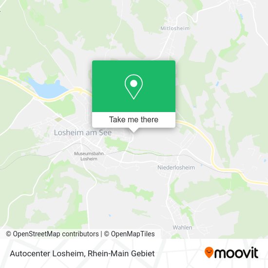 Карта Autocenter Losheim