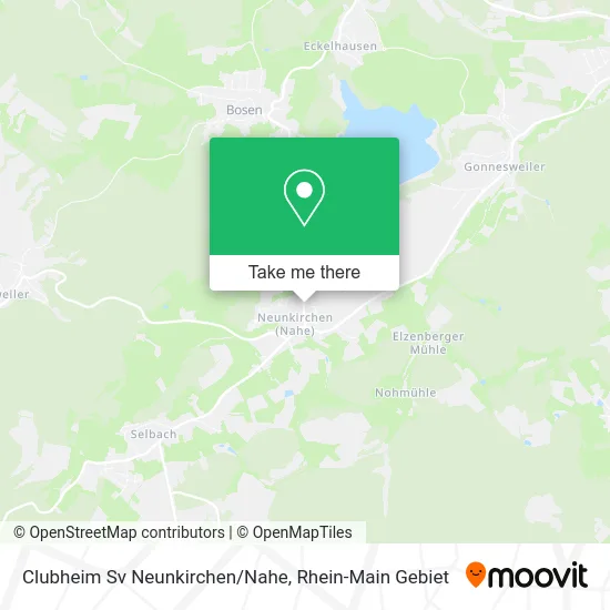 Карта Clubheim Sv Neunkirchen/Nahe