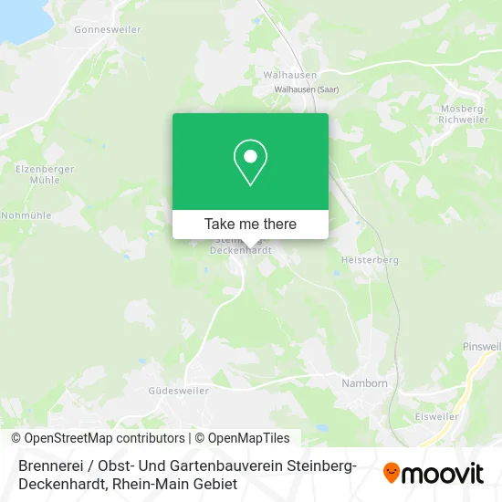 Brennerei / Obst- Und Gartenbauverein Steinberg-Deckenhardt map