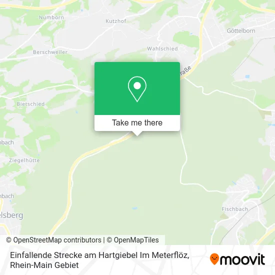 Карта Einfallende Strecke am Hartgiebel Im Meterflöz