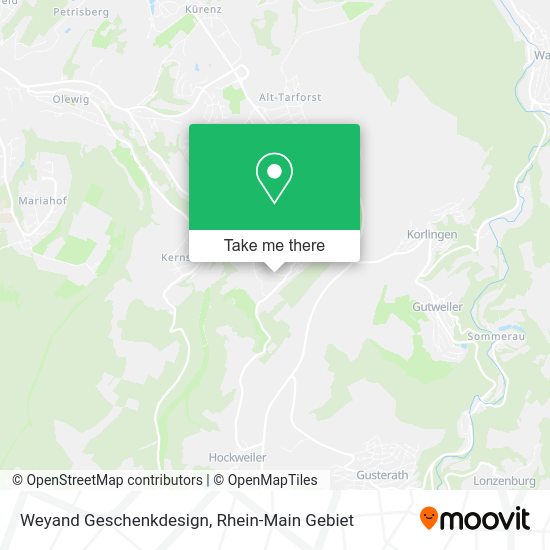 Карта Weyand Geschenkdesign