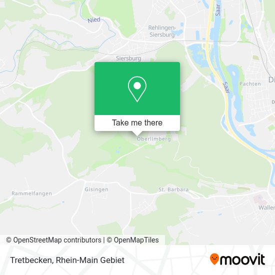 Карта Tretbecken