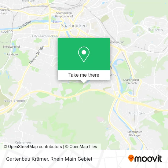 Карта Gartenbau Krämer