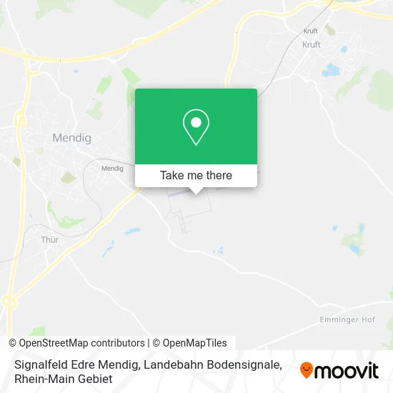 Карта Signalfeld Edre Mendig, Landebahn Bodensignale