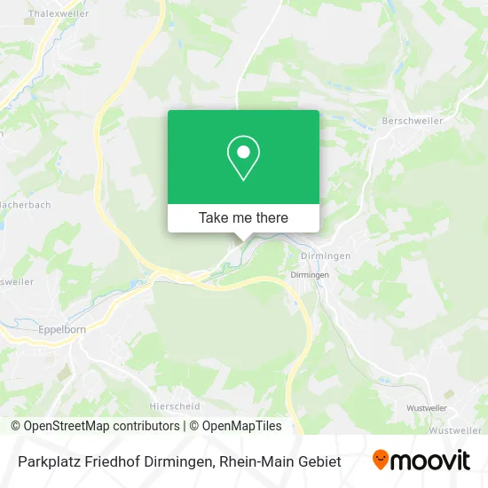 Карта Parkplatz Friedhof Dirmingen