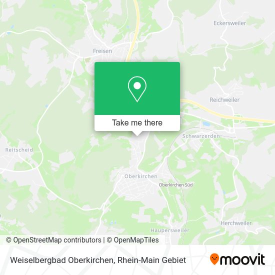 Карта Weiselbergbad Oberkirchen
