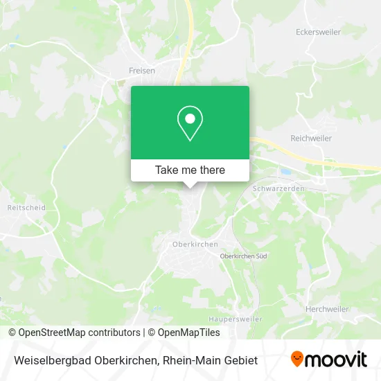 Карта Weiselbergbad Oberkirchen