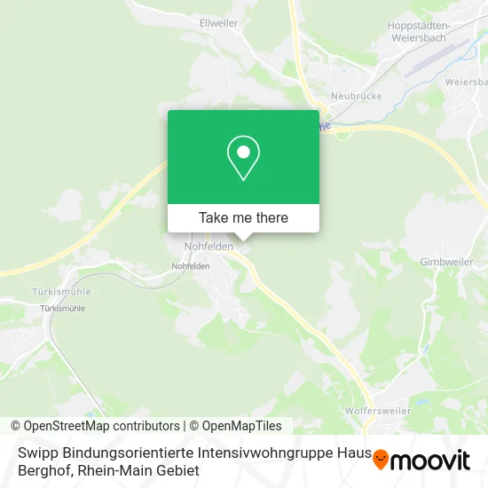 Карта Swipp Bindungsorientierte Intensivwohngruppe Haus Berghof