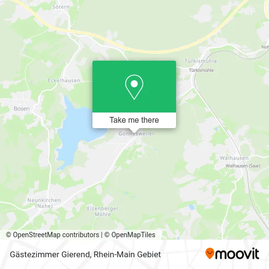 Карта Gästezimmer Gierend