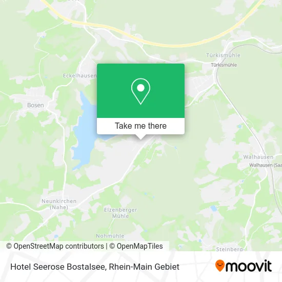 Карта Hotel Seerose Bostalsee