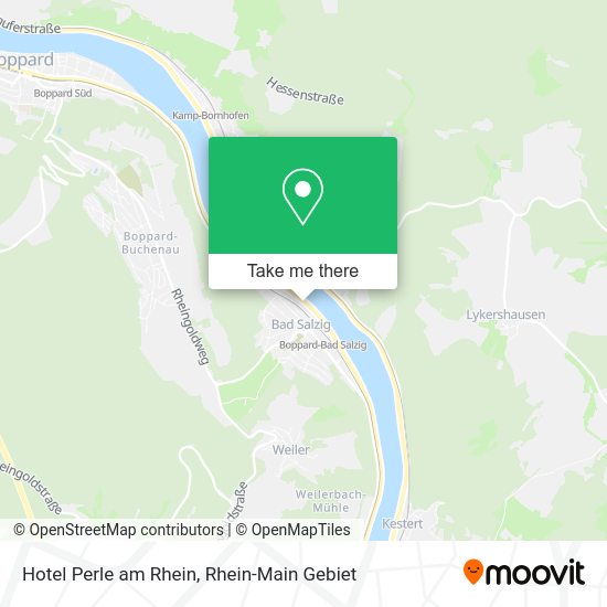 Карта Hotel Perle am Rhein