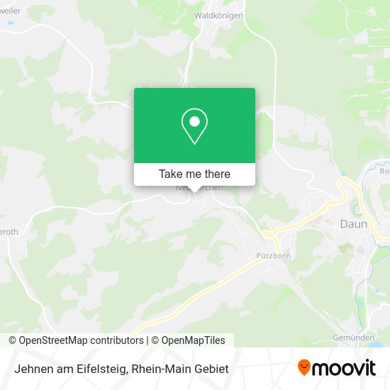 Карта Jehnen am Eifelsteig