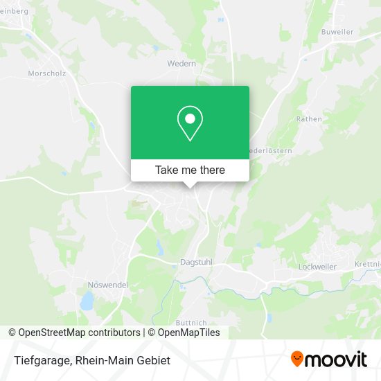Карта Tiefgarage