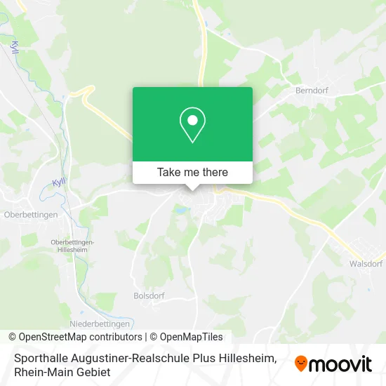 Карта Sporthalle Augustiner-Realschule Plus Hillesheim