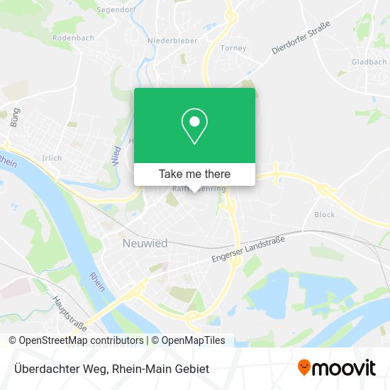 Карта Überdachter Weg