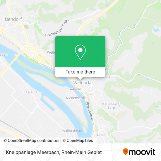 Карта Kneippanlage Meerbach