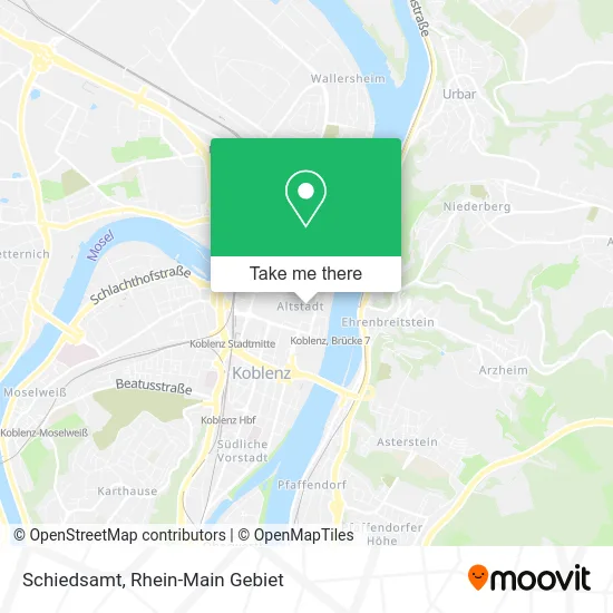 Карта Schiedsamt
