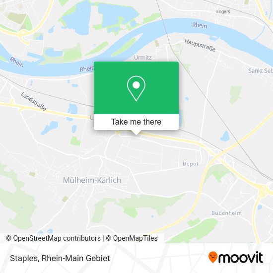 Карта Staples