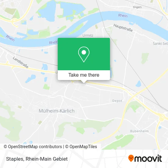 Карта Staples