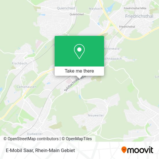 Карта E-Mobil Saar