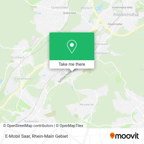 Карта E-Mobil Saar