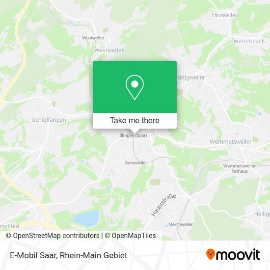 Карта E-Mobil Saar