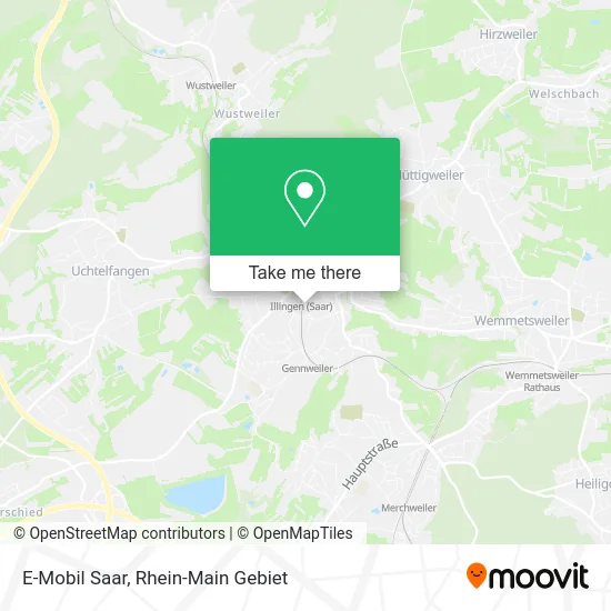Карта E-Mobil Saar