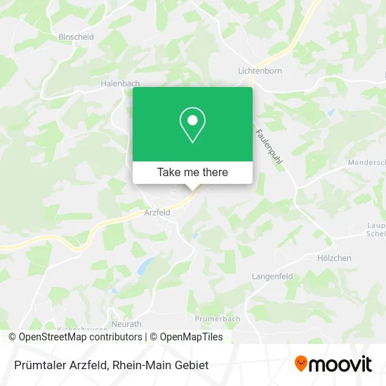 Карта Prümtaler Arzfeld