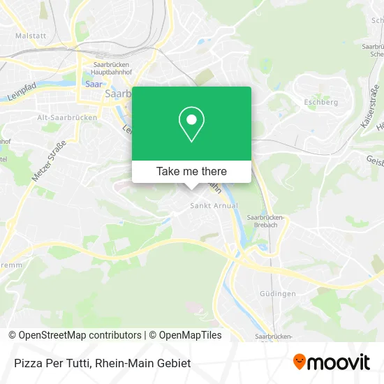 Карта Pizza Per Tutti