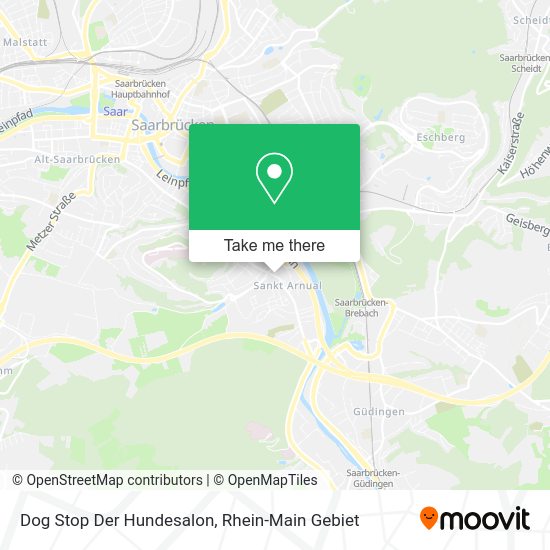 Карта Dog Stop Der Hundesalon
