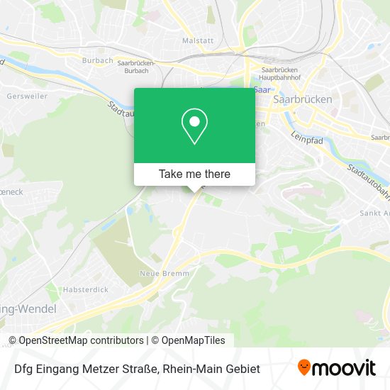 Карта Dfg Eingang Metzer Straße