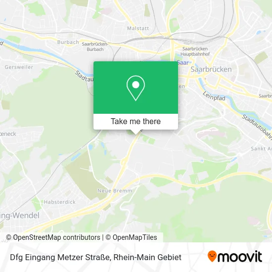 Карта Dfg Eingang Metzer Straße