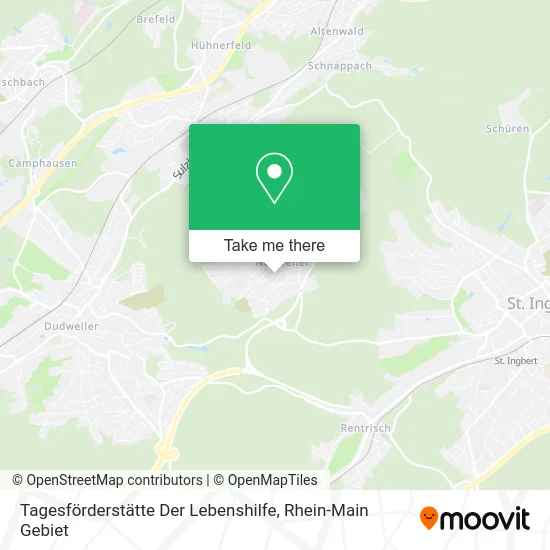 Карта Tagesförderstätte Der Lebenshilfe