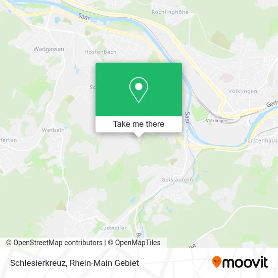 Карта Schlesierkreuz