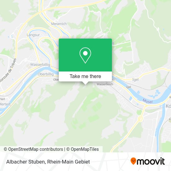 Карта Albacher Stuben