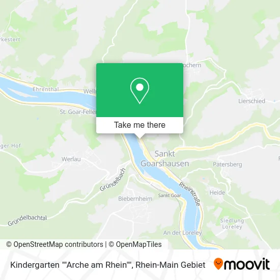 Карта Kindergarten ""Arche am Rhein""