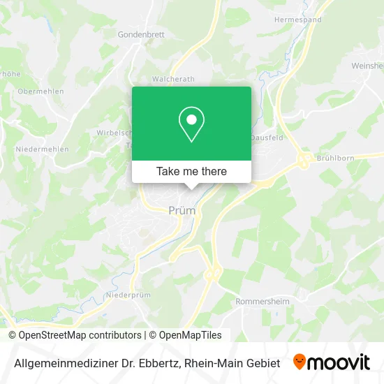 Карта Allgemeinmediziner Dr. Ebbertz