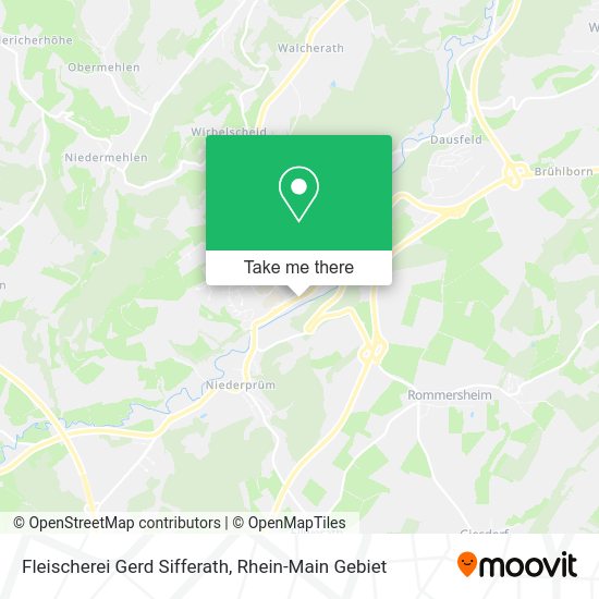 Карта Fleischerei Gerd Sifferath