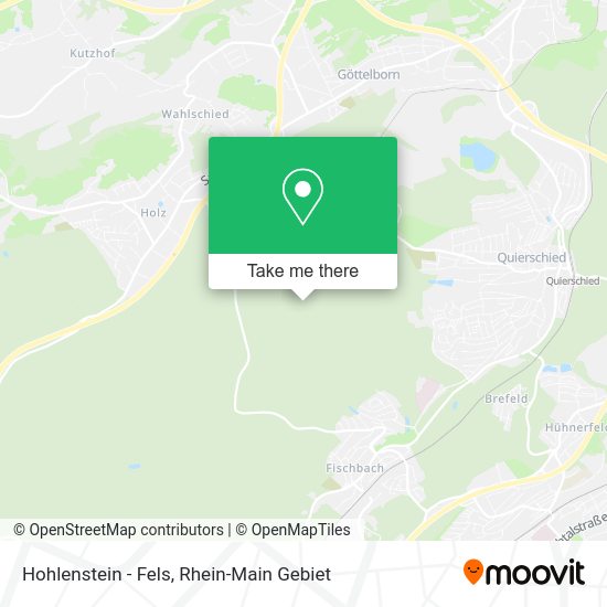 Карта Hohlenstein - Fels