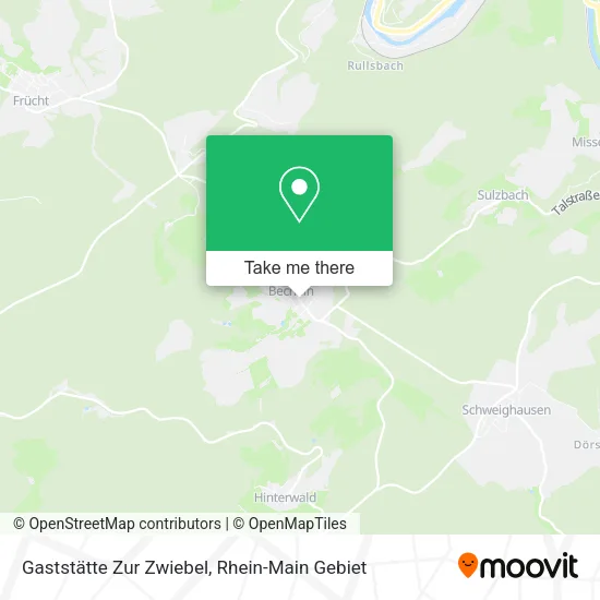 Карта Gaststätte Zur Zwiebel
