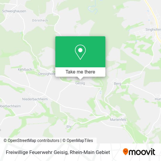 Карта Freiwillige Feuerwehr Geisig