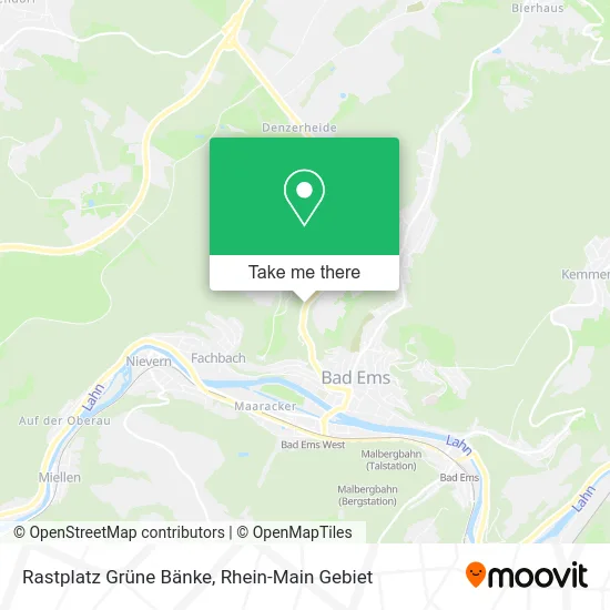 Карта Rastplatz Grüne Bänke