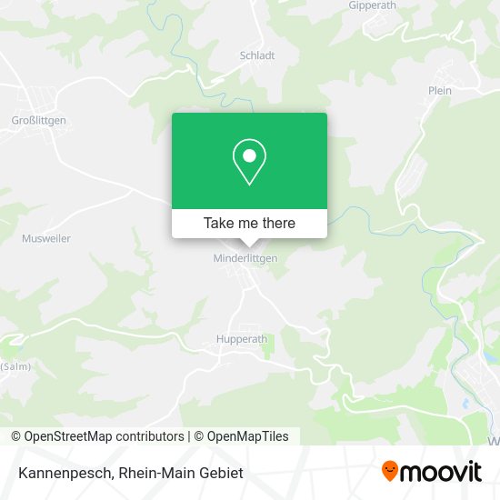 Карта Kannenpesch