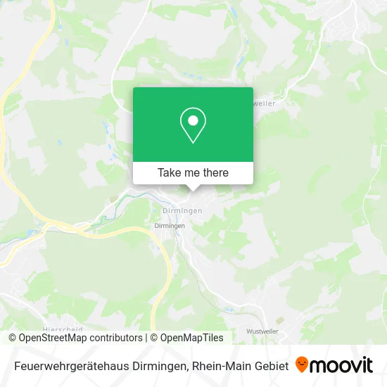Карта Feuerwehrgerätehaus Dirmingen