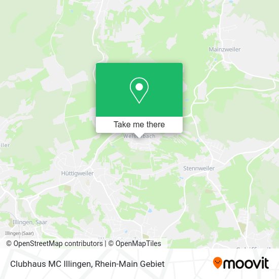 Карта Clubhaus MC Illingen