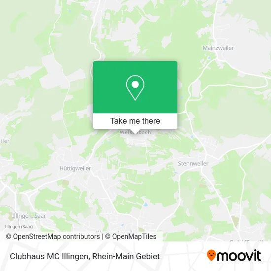 Карта Clubhaus MC Illingen