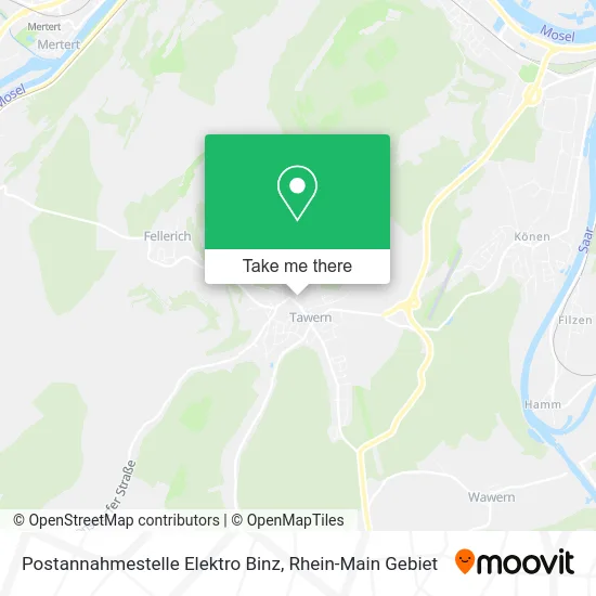 Карта Postannahmestelle Elektro Binz