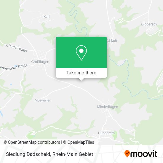 Карта Siedlung Dadscheid