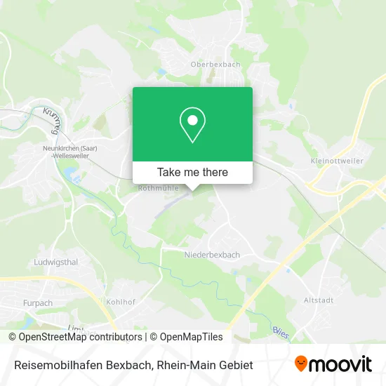 Карта Reisemobilhafen Bexbach